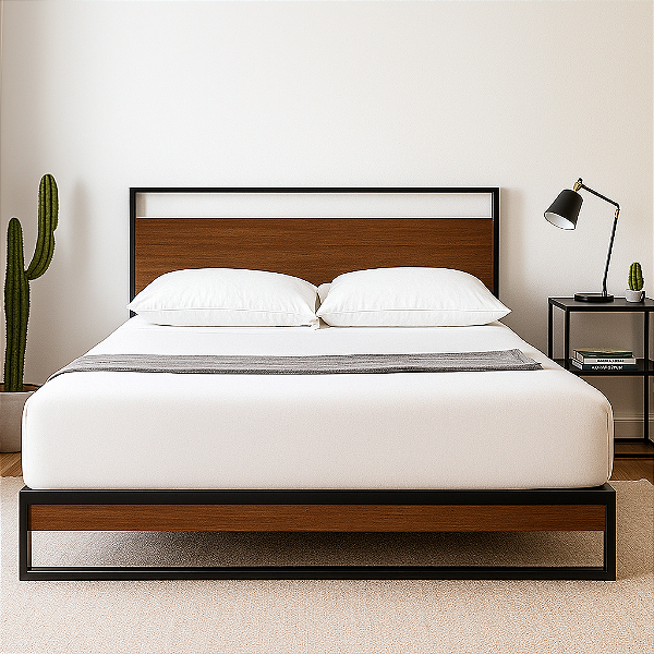 Cama de Ferro Giovana King 1,86x1,98 com 20cm do chão