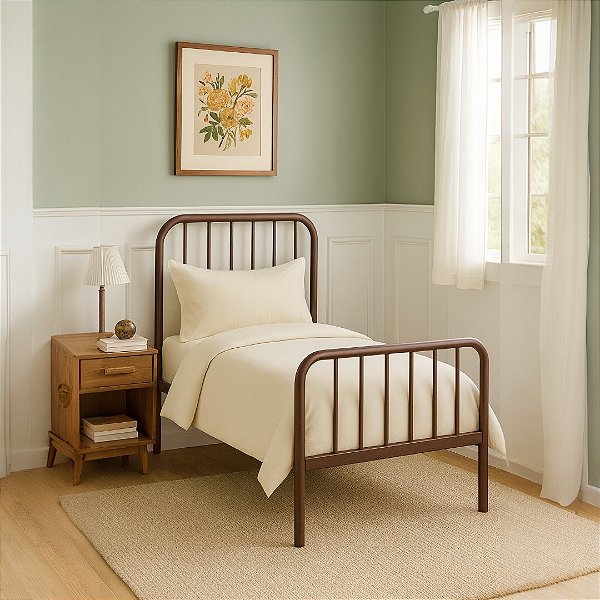 Cama De Solteiro Modelo Diana 1,88x88