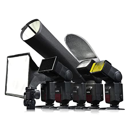 Kit Acessórios Godox SA-K6 6 em 1 para Flashs