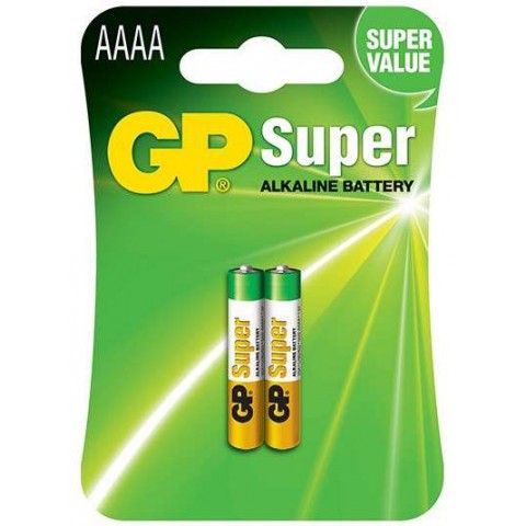 Pilha GP Super Alcalina AAAA 2pcs - 25A-C2