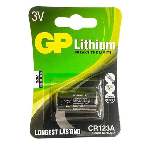 Bateria GP Lithium Photo 3V – CR123A-C1