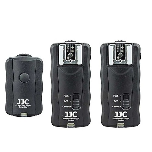Rádio Flash JJC JF-U2 Duplo 3 em 1 Canon Nikon