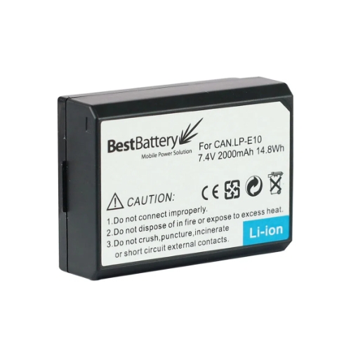 Bateria Best Battery LP-E10 para Camera Canon EOS Rebel T3 T5 T6 Kiss X50