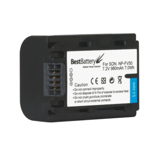 Bateria Best Battery NP-FV50 Série V para Sony DCR HC CX H T