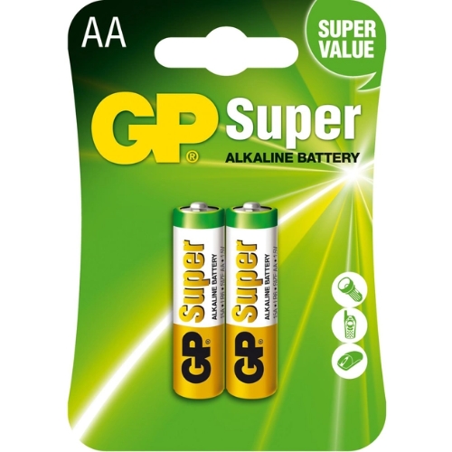 Pilha GP Super Alcalina AA 2pcs – 15A-U2