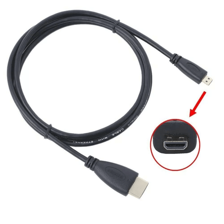 Cabo HDMI x Micro-HDMI 2.0 50cm Ultra HD de Alta Velocidade