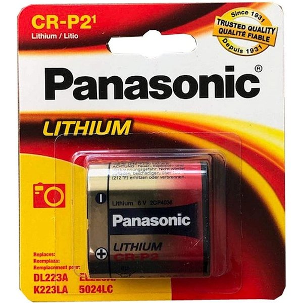 Bateria Panasonic Lithium 6V – CRP2 2CP4036