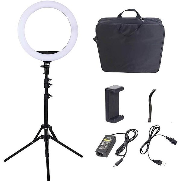 Iluminador Easy RL-18 Ring Light LED 400