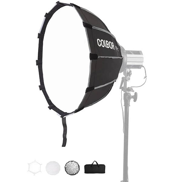 Softbox Parabólico Colbor BP45 Bowens Montagem Rápida 45cm