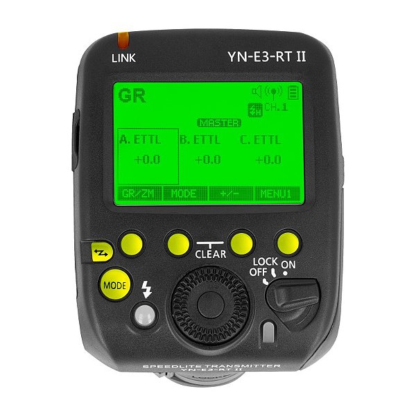 Radio Flash Yongnuo YN-E3-RT II Transmissor Sem Fio Para Canon