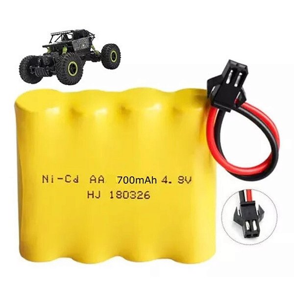 Bateria Para Carrinho 4,8 V 700 Mah Ni-Cd