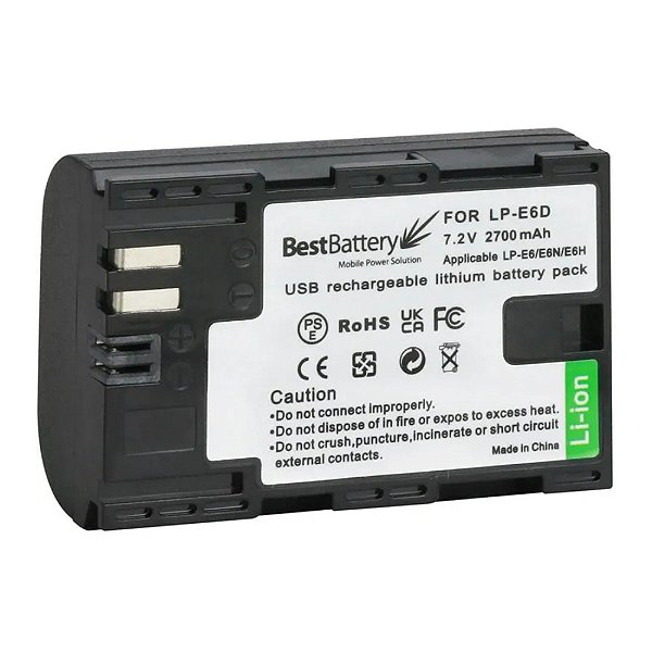 Bateria Best Battery LP-E6PRO para Canon EOS 5D Mk II Mk III Mk IV