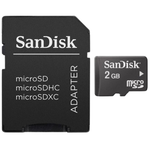 Cartão de memória Sandisk Micro SD 2GB