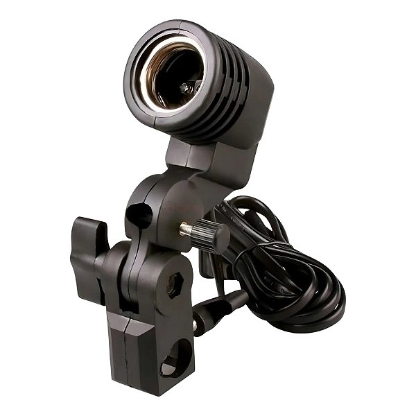 Soquete Simples Greika PK-SE27 com sapata e suporte para Sombrinha