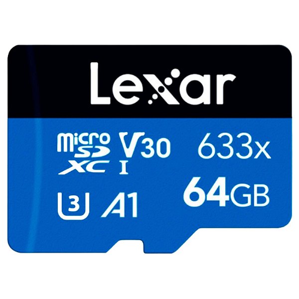 Cartão de Memória Micro SD Lexar 64GB Blue Series UHS-I SDXC
