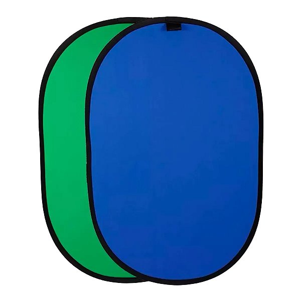 Fundo Portátil Greika Dupla Face Chromakey Verde / Azul 150x2,00m