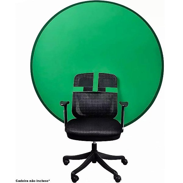 Fundo Infinito Greika WBG-110 Verde Portàtil para Instalação Sobre Cadeira