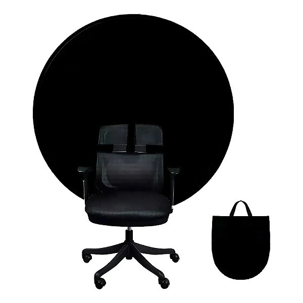 Fundo Infinito Greika WBG-110 Preto Portàtil para Instalação Sobre Cadeira