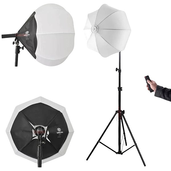 KIT Iluminador Greika LSB-45 Balão Chinês 45W