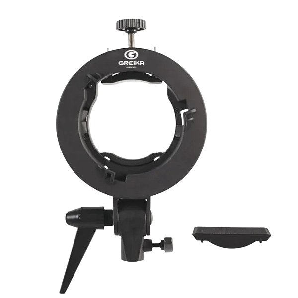 Suporte para Flash Greika S-GT encaixe Bowens