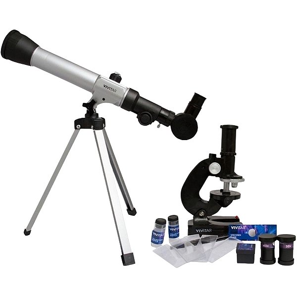 Kit Científico Vivitar VIVTELMIC20 Telescópio + Microscópio Educacional