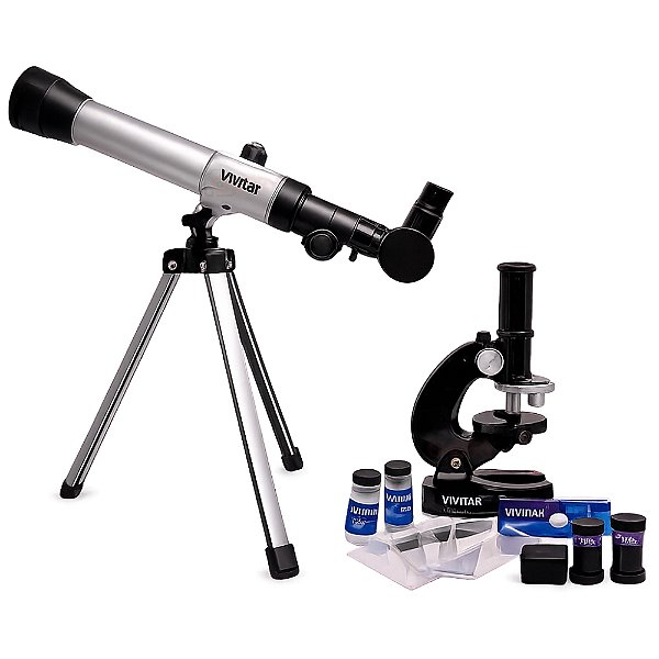 Kit Científico Vivitar VIVTELMIC20 Telescópio + Microscópio Educacional