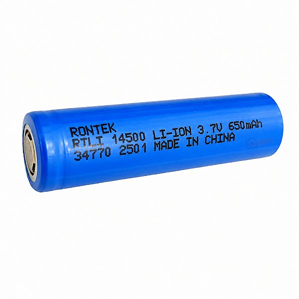 Bateria Rontek RTLI14500 AA 3,7v 650mah Lithium
