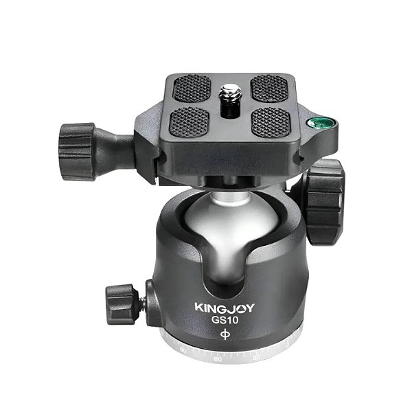 Cabeça Ball Head Profissional Para Tripé Rotação 360 Com Carga De Até 3kg