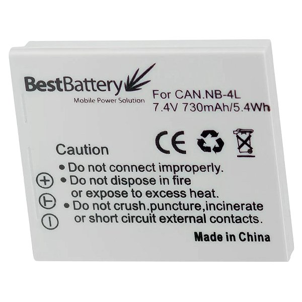 Bateria Best Battery NB-4L para Canon PowerShot