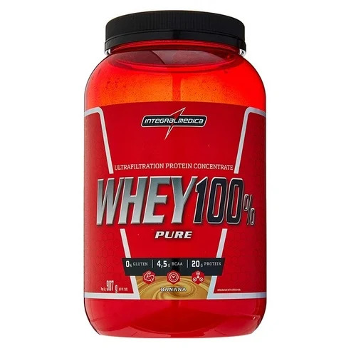 Whey 100% Pure Integralmedica - Pote 900g
