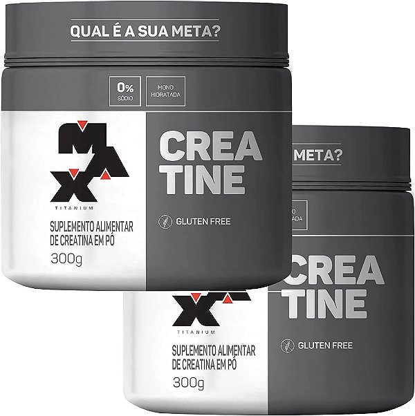 PACK 2 CREATINAS 300G  MAX TITANIUM