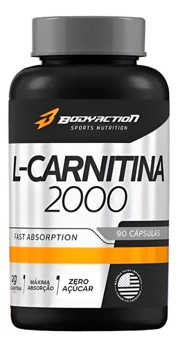 L-Carnitina Black - Bodyaction 90cps