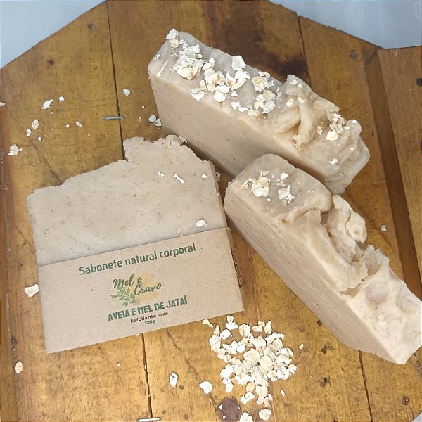 Sabonete Corporal Aveia e mel de Jataí