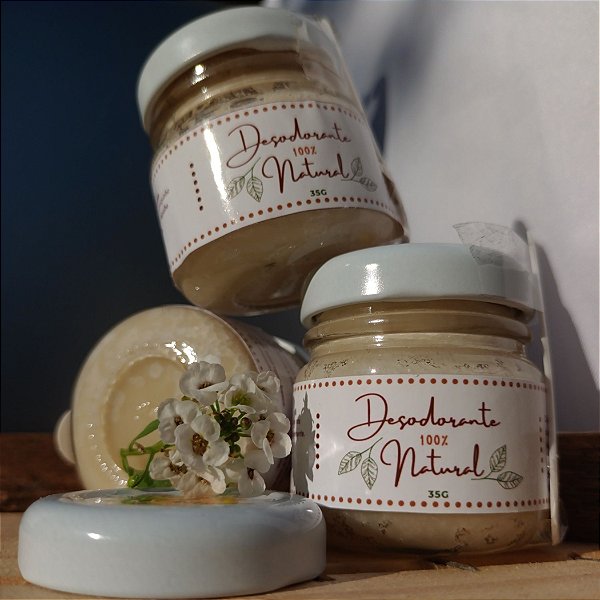 Desodorante Natural em creme Capim Limão
