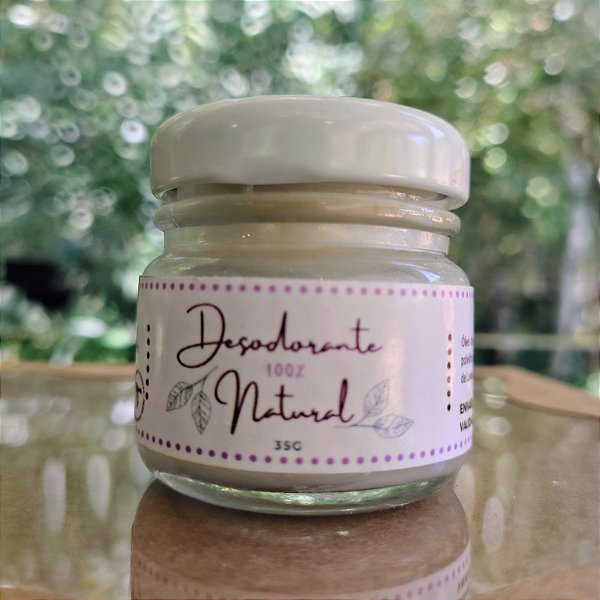 Desodorante Natural em creme Lavanda