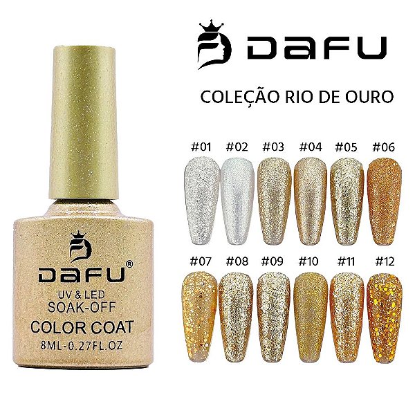 Esmalte Gel Rio de Ouro 8ml DAFU