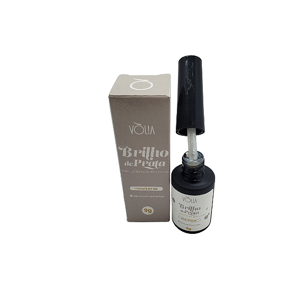 Esmalte Gel BRILHO DE PRATA VOLIA 9g