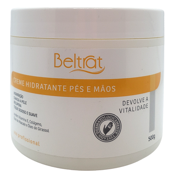 Creme Hidratante Pés e Mãos BELTRAT 500g