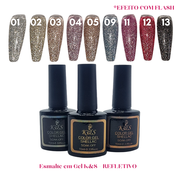 Esmalte Gel K&S Refletivo 10ml