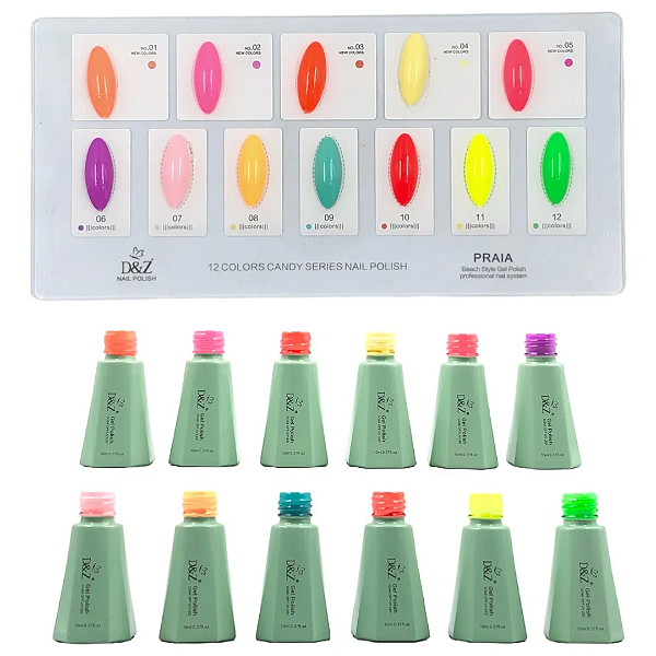 Esmalte Gel Col. Praia D&Z 10ml