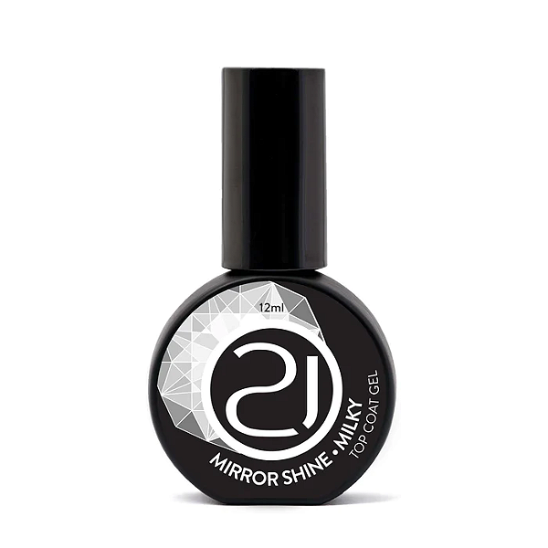 Top Coat Mirror Shine Milky 12ml NAILS 21