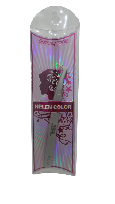 Pinça p/ cílios HCL-04 HELEN COLOR