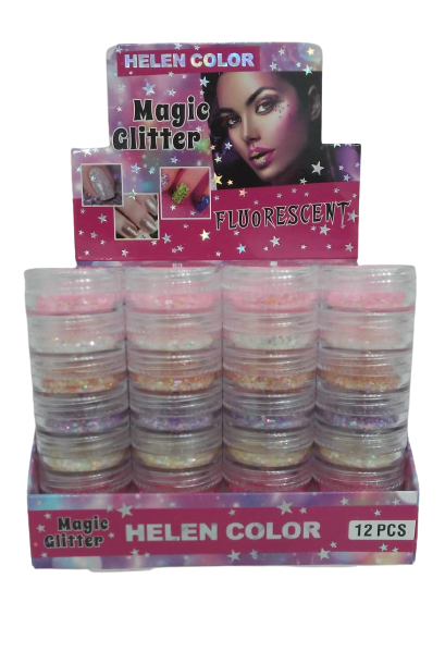 Torre Glitter Fluorescente