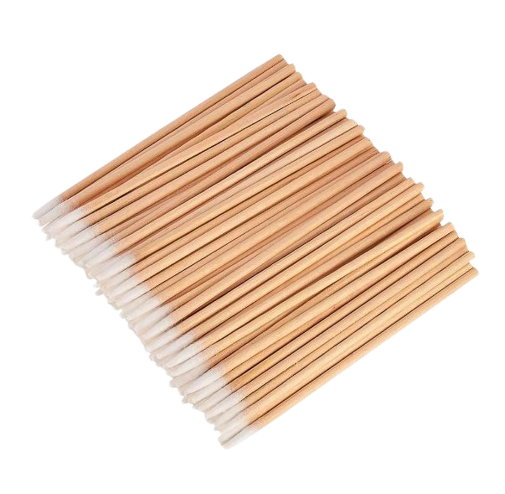 Palito descartável com algodão