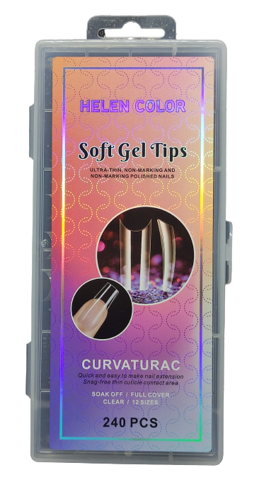 Tip Soft Gel HELEN COLOR 240 pc
