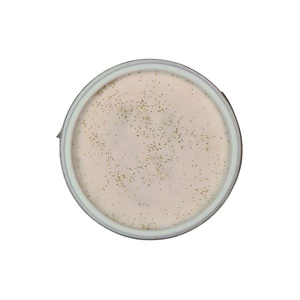 Pó Acrílico ROSE MÉDIO C/ GLITTER DOURADO Majestic 40g