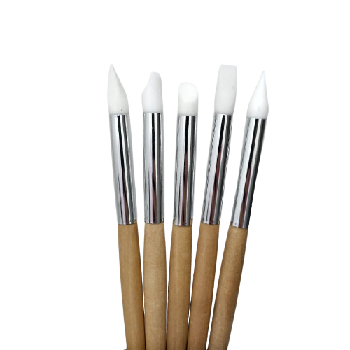 Pincel Silicone Madeira