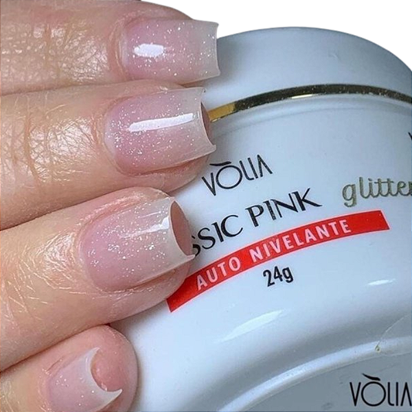 Gel Classic Glitter pink VOLIA 24g