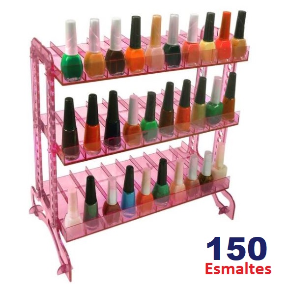 Display Expositor Esmalte Rosa Grande
