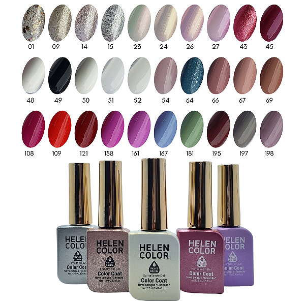 Esmalte Gel CONEXÃO HELEN COLOR 12ml